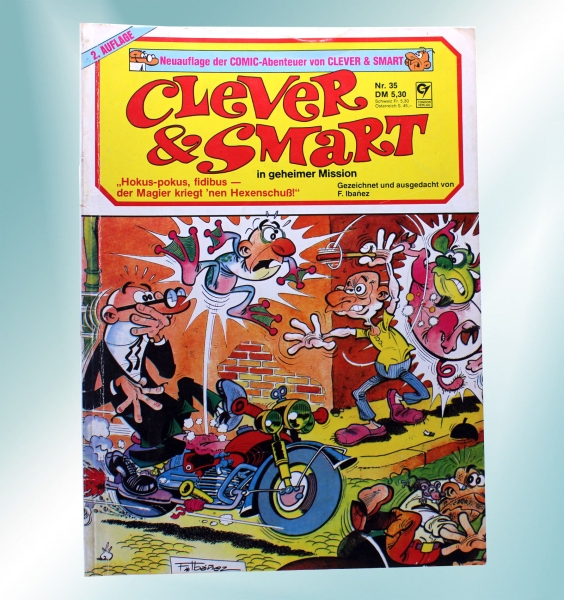 Clever & Smart in geheimer Mission Comic Album Nr. 35 (2. Auflage): Hokus-pokus, fidibus - der Magier kriegt 'nen Hexenschuß!